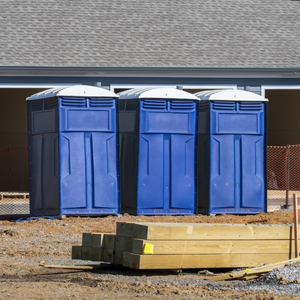 can i customize the exterior of the portable restrooms with my event logo or branding in Garrison Utah